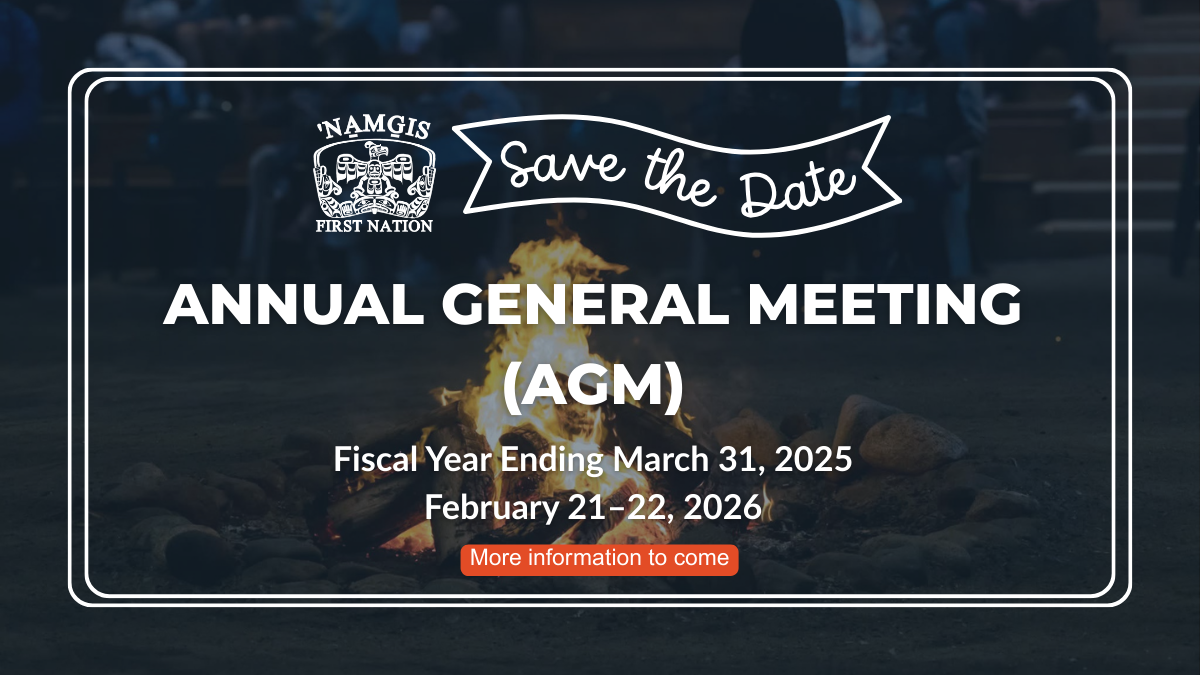 ‘Na̱mg̱is First Nation General Meeting — February 21 & 22, 2026