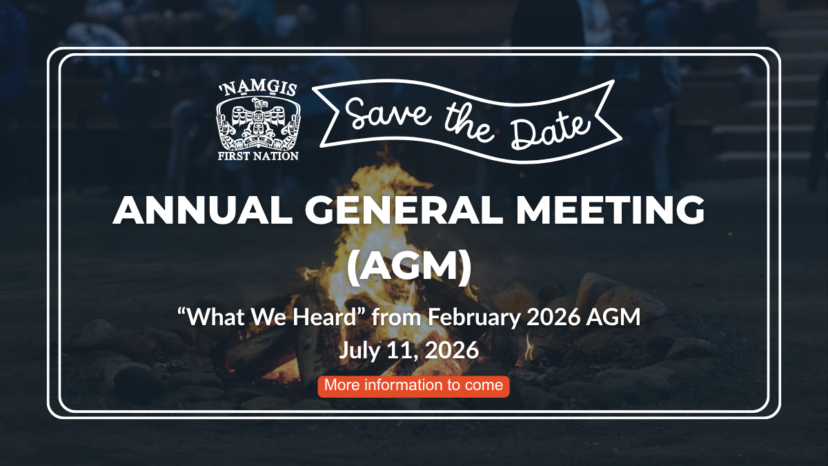 ‘Na̱mg̱is First Nation General Meeting — July 11, 2026